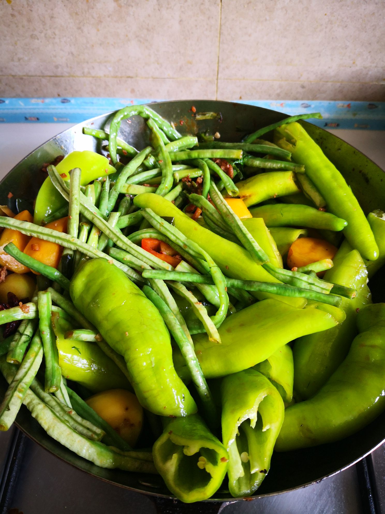 葷香豇豆烀咸菜的做法-家常味燉菜譜 葷香豇豆烀咸菜的做法-家常味燉菜譜