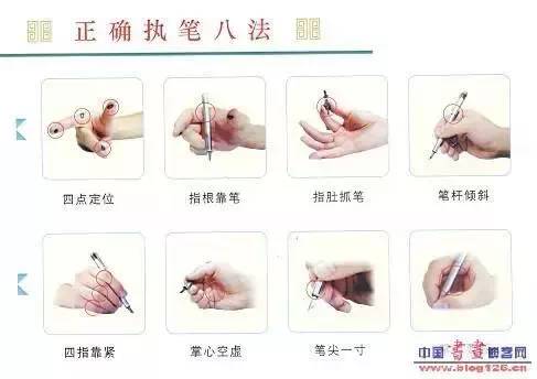 正確的握筆姿勢拯救孩子的視力！